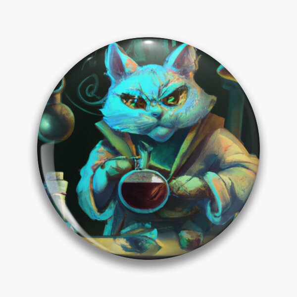 Item preview, Yuma the Cat, hard at work (Fantasy) designed and sold by thecatandkettle.
