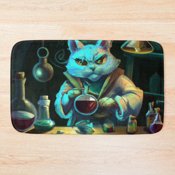 Item preview, Yuma the Cat, hard at work (Fantasy) designed and sold by thecatandkettle.