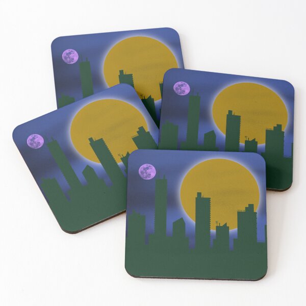Item preview, Harvest moon on city designed and sold by SkinnyLizard.