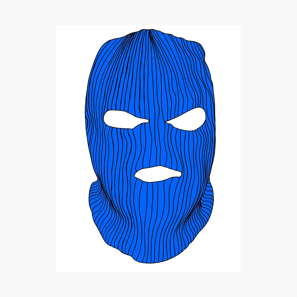 Blue Ski Mask