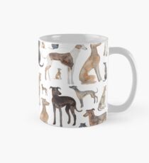 Taza clásica Greyhounds, Wippets y Lurcher Dogs