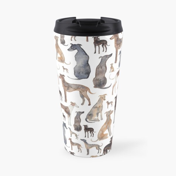 Greyhounds, Wippets and Lurcher Dogs! Travel Mug