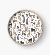 Greyhounds, Wippets and Lurcher Dogs! Clock