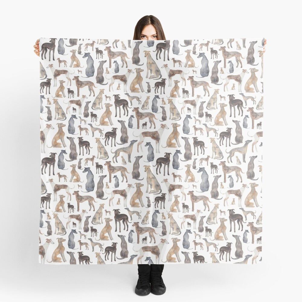 Greyhounds, Wippets and Lurcher Dogs! Scarf