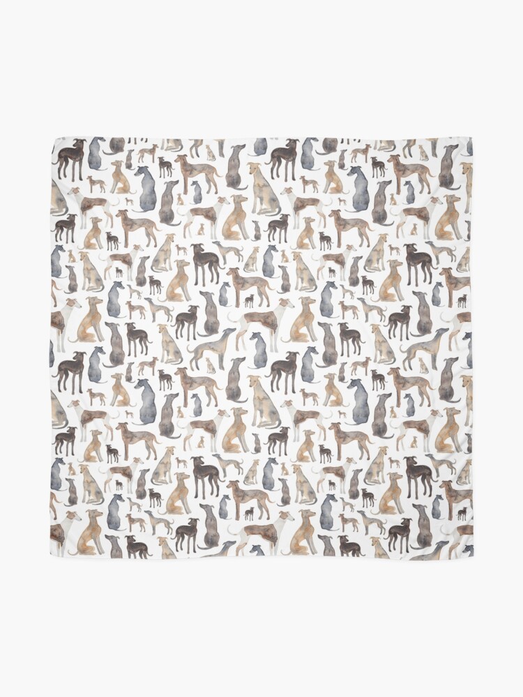 Alternate view of Greyhounds, Wippets and Lurcher Dogs! Scarf