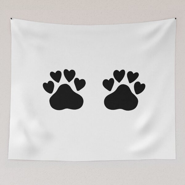 Item preview, Cat's hand drawn paws in black and white designed and sold by bigmoments.