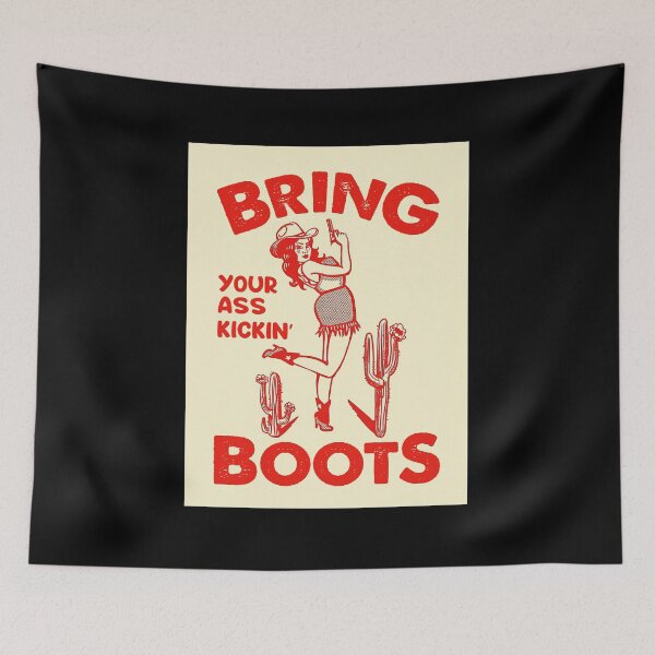 Item preview, Bring Your Ass Kicking Boots designed and sold by salachransomm.