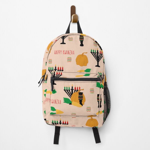 Item preview, Happy Kwanzaa print with kinaras designed and sold by pidzam4e.