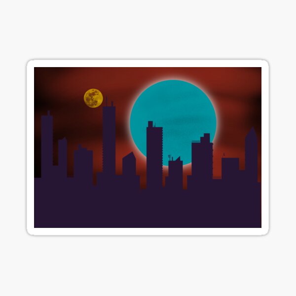 Item preview, Blue Moon City designed and sold by SkinnyLizard.