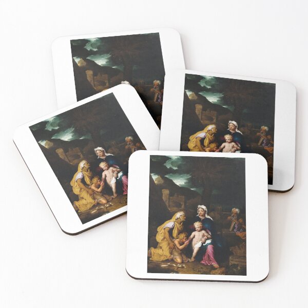 Item preview, The Holy Family With Saint Elisabeth And The Infant John The Baptist  Nöel-Nicolas Coypel designed and sold by TeeARTHY.