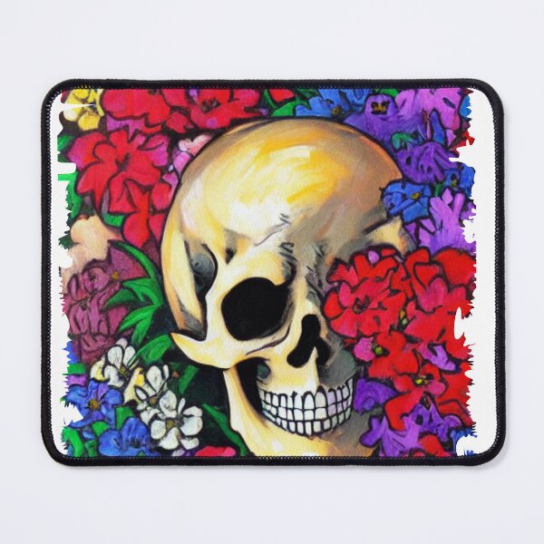 Item preview, Skull and Botany - Shy Smile! designed and sold by freshWaterCo.