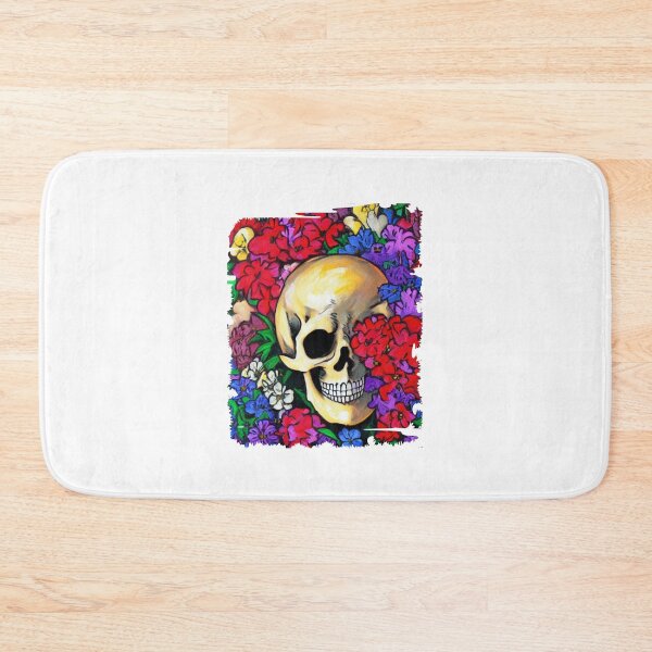 Item preview, Skull and Botany - Shy Smile! designed and sold by freshWaterCo.