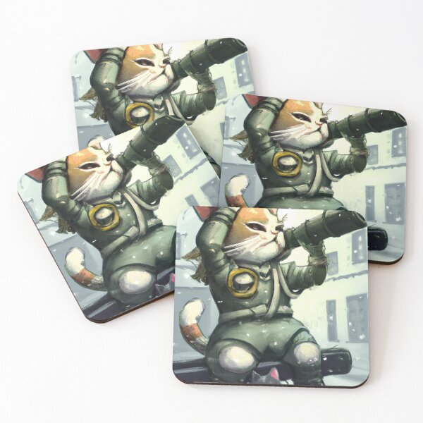 Item preview, Twig the Cat, with cannon prepped (Manga) designed and sold by thecatandkettle.