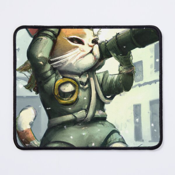 Item preview, Twig the Cat, with cannon prepped (Manga) designed and sold by thecatandkettle.