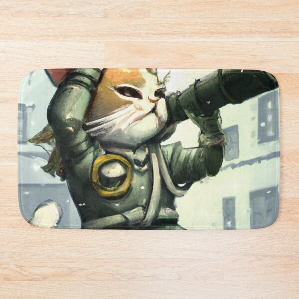 Item preview, Twig the Cat, with cannon prepped (Manga) designed and sold by thecatandkettle.