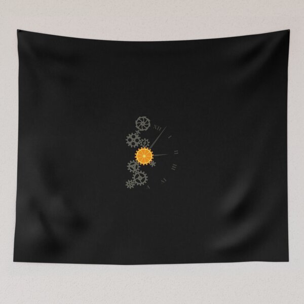 Item preview, orange clock work designed and sold by Playketax.