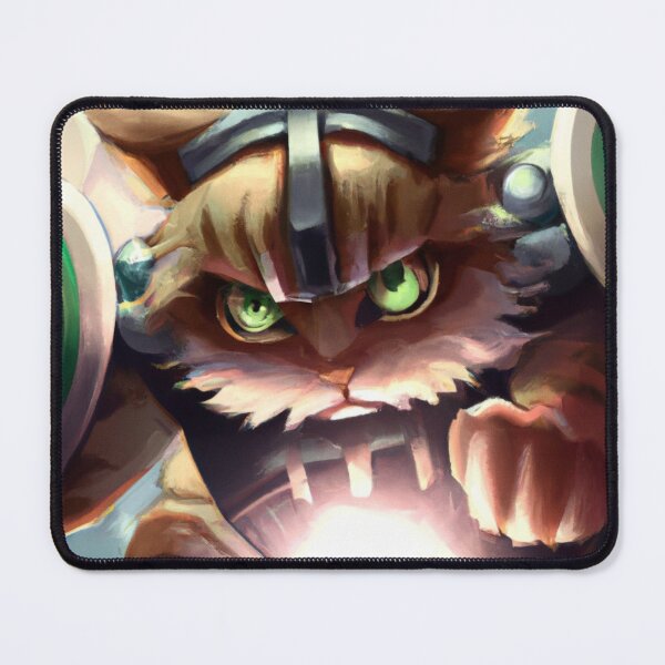 Item preview, Grunt the Cat, prepared for battle (Fantasy) designed and sold by thecatandkettle.