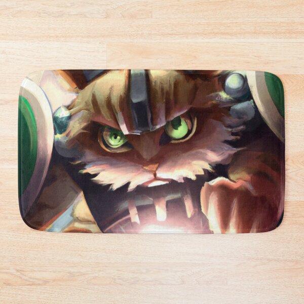 Item preview, Grunt the Cat, prepared for battle (Fantasy) designed and sold by thecatandkettle.