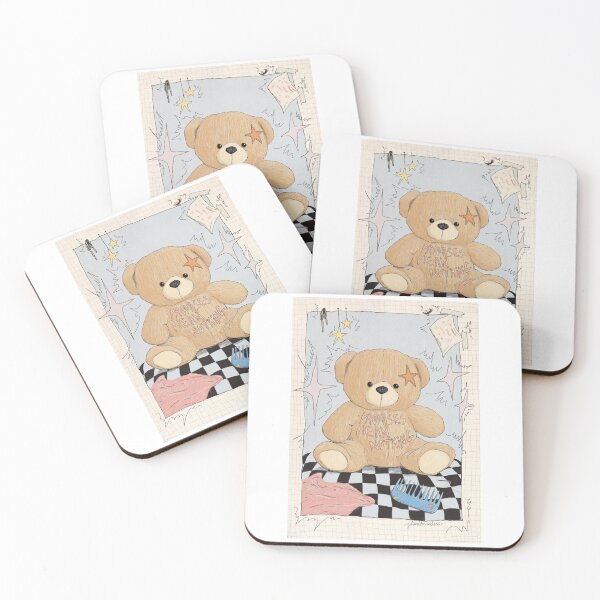 Item preview, bex teddy bear print designed and sold by plantbasedsav.