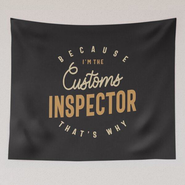 Item preview, Customs Inspector Job Occupation Birthday Worker designed and sold by cidolopez.