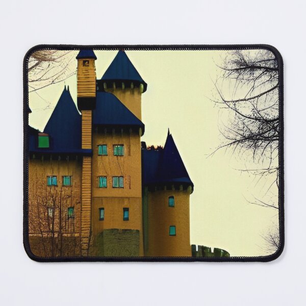 Item preview, Castle on a Cliff | Castle Art | Medieval Castle | Designs by derickquince designed and sold by DerickQuince.