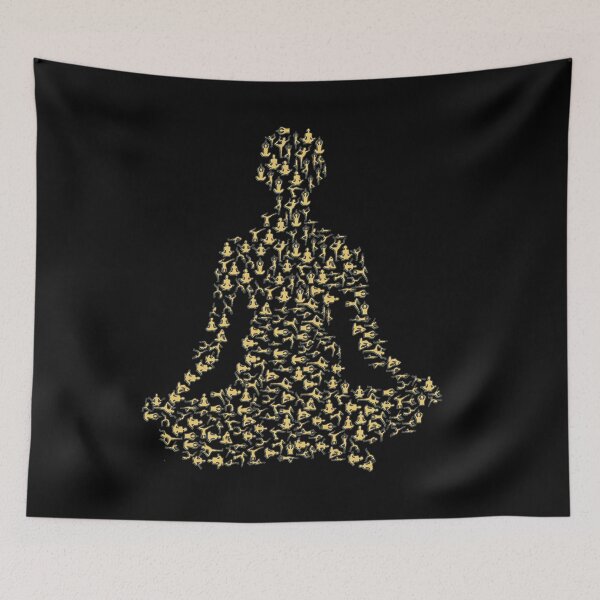 Item preview,  Creative Yoga T-Shirts - Yoga Poses designed and sold by SABRA - Shout your ♥︎.