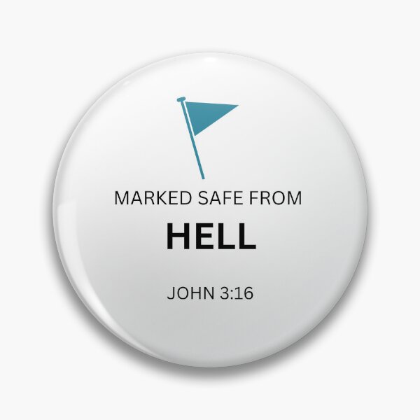 Item preview, Marked safe from hell designed and sold by Christ-1st.
