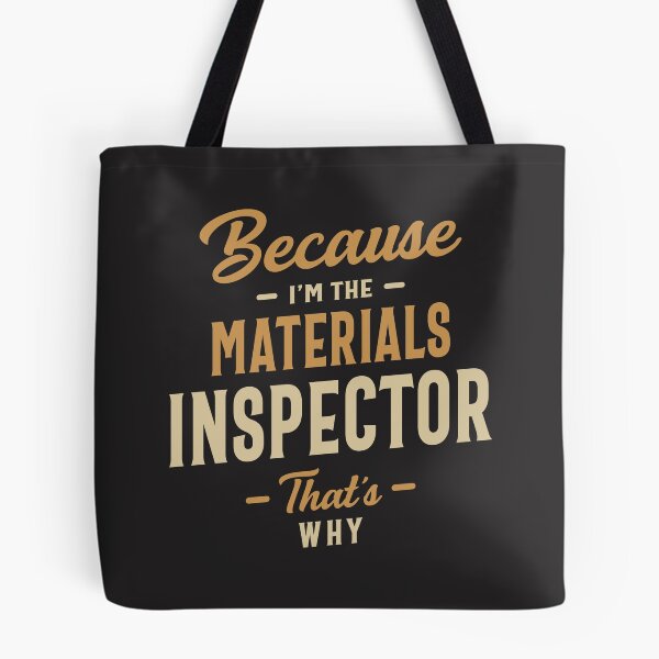 Item preview, Materials Inspector Job Occupation Birthday Worker designed and sold by cidolopez.