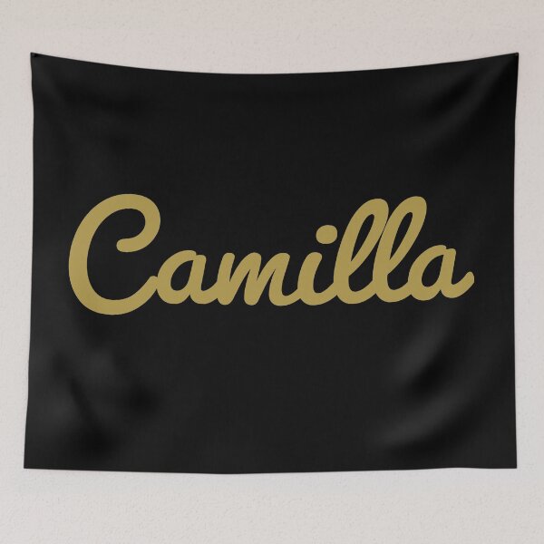 Item preview, Camilla Name Gold Typography  designed and sold by ellenhenry.