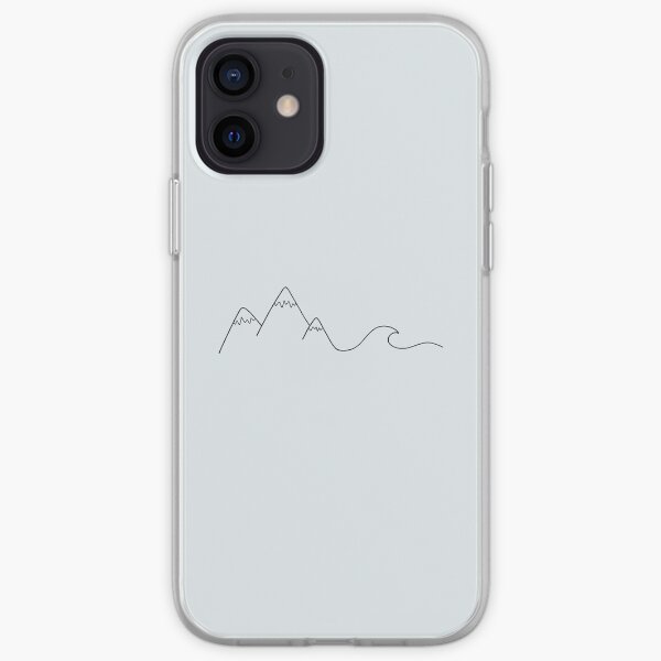 Ola de montaña Funda blanda para iPhone