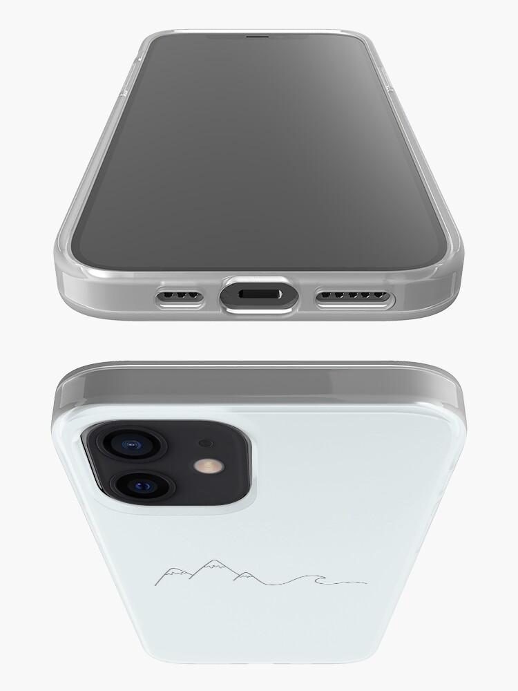 Vista alternativa de Funda y vinilo para iPhone Ola de montaña