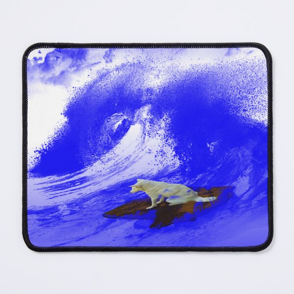 Item preview, A dog lost in the sea waves designed and sold by Bigrow.