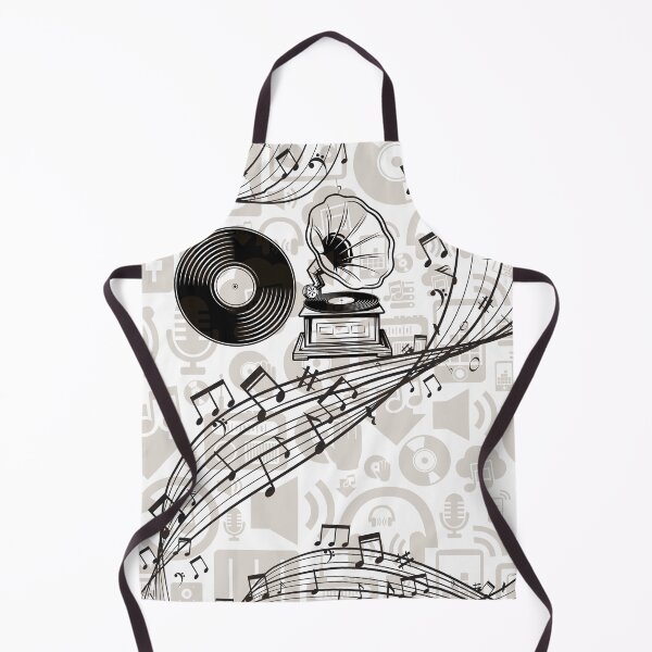 Item preview, abstract vintage music art designed and sold by ApurwaArtShop.