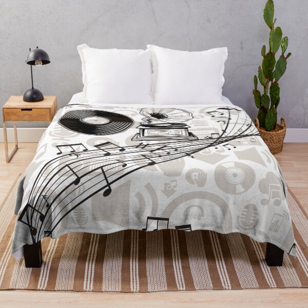 Item preview, abstract vintage music art designed and sold by ApurwaArtShop.