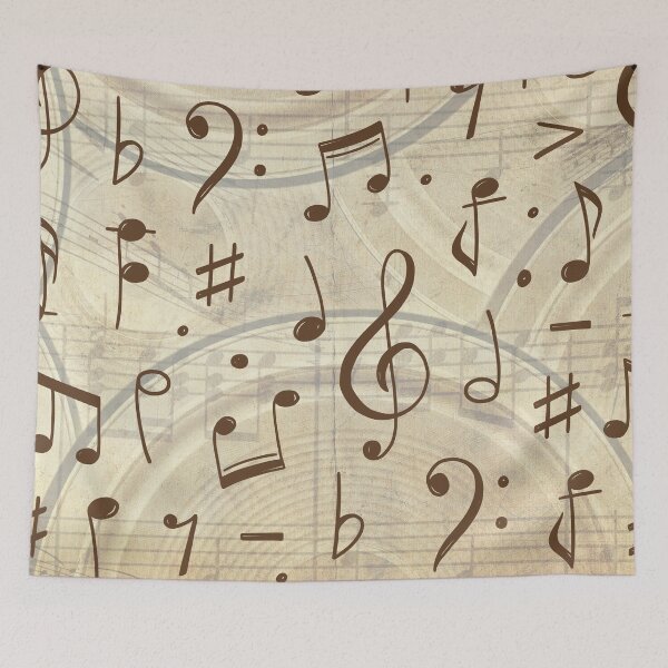 Item preview, abstract vintage music art designed and sold by ApurwaArtShop.