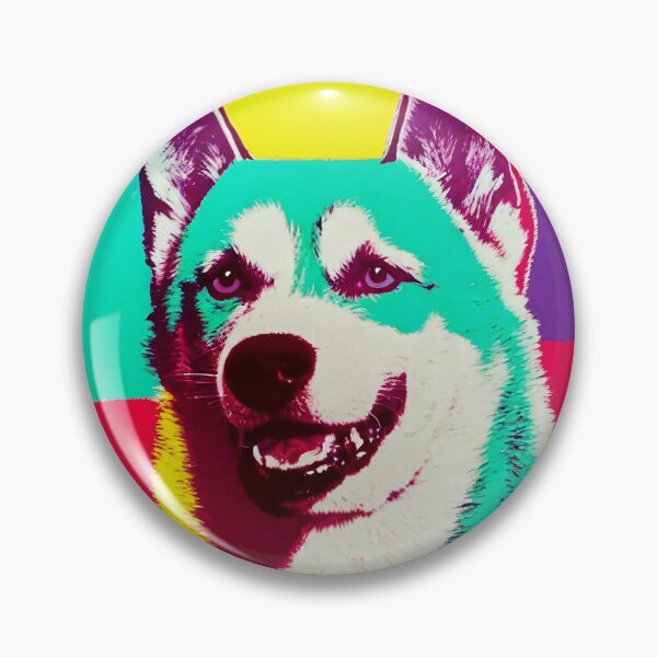 Artikelvorschau, Porträt des entzückenden Huskys entworfen und verkauft von ArchiesGallery.