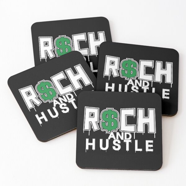Item preview, Hustle Rich Motivational.  Rich and Hustle designed and sold by Deano's Designs.