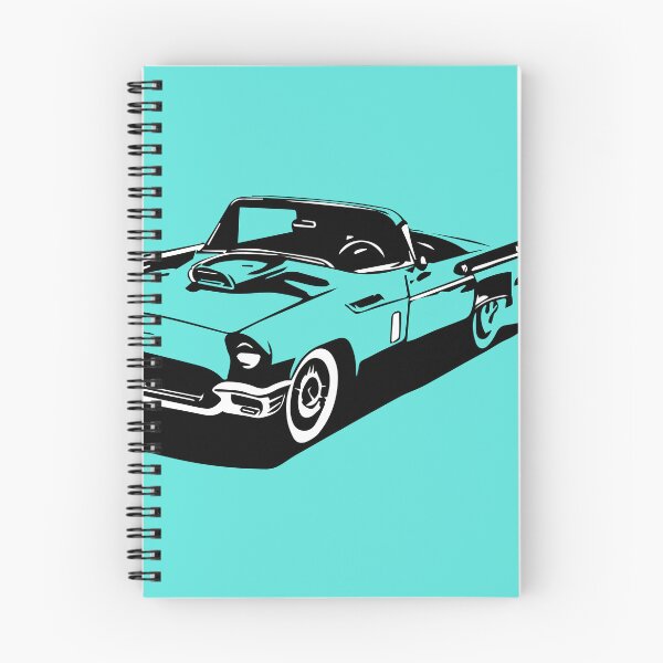 Item preview, 1957 Ford Thunderbird, B&W Artistic Rendering designed and sold by FeatureGifts.