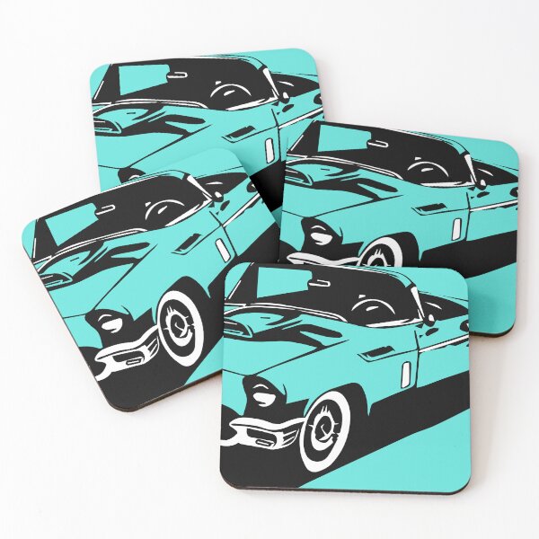 Item preview, 1957 Ford Thunderbird, B&W Artistic Rendering designed and sold by FeatureGifts.