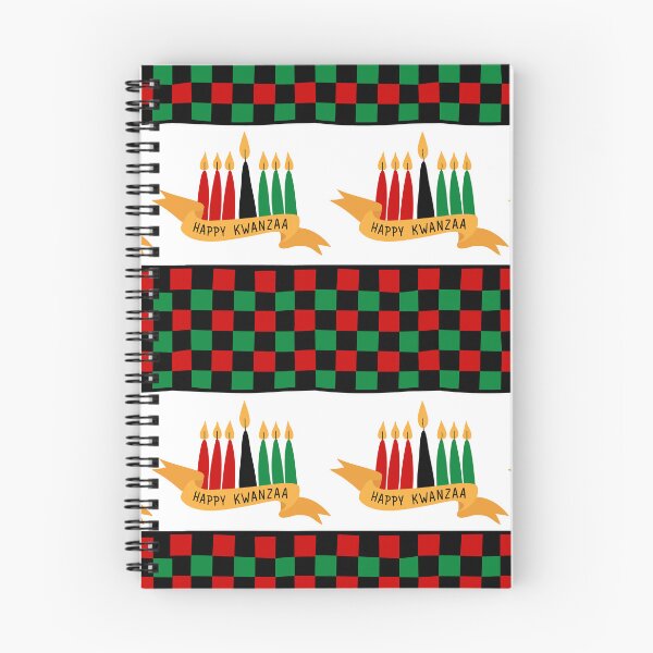 Item preview, Happy Kwanzaa print with kinaras designed and sold by pidzam4e.