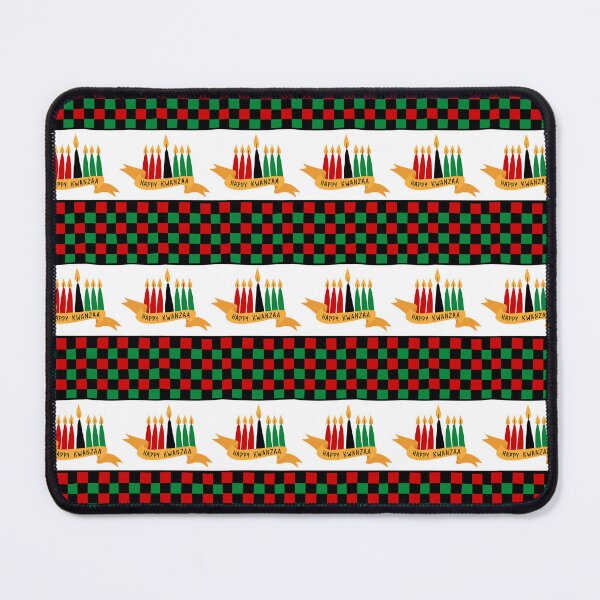 Item preview, Happy Kwanzaa print with kinaras designed and sold by pidzam4e.
