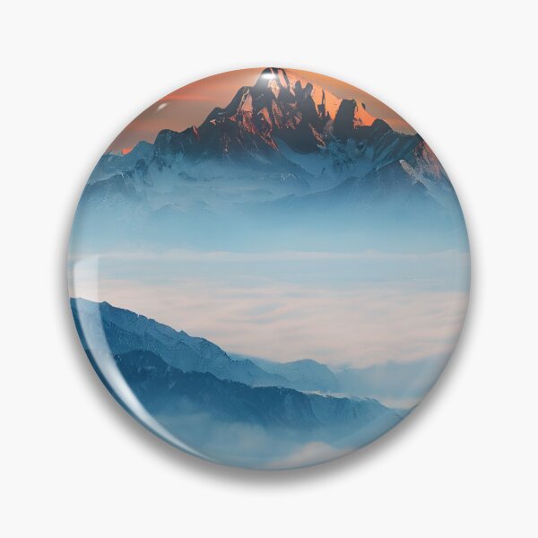 Item preview, Misty Mountaintop Sunset designed and sold by ParadiseSlice.