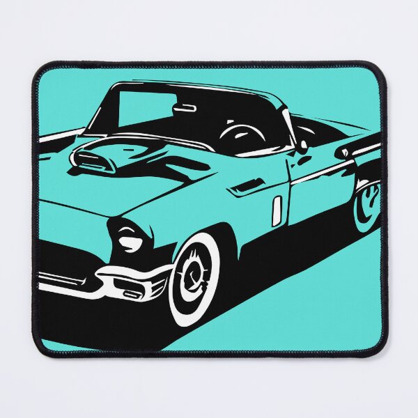 Item preview, 1957 Ford Thunderbird, B&W Artistic Rendering designed and sold by FeatureGifts.