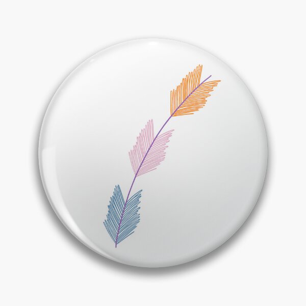Item preview, tricolor feather designed and sold by flowerheadria.