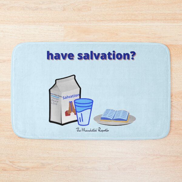 Item preview, Have Salvation? - Powder Blue designed and sold by TheReporter1.