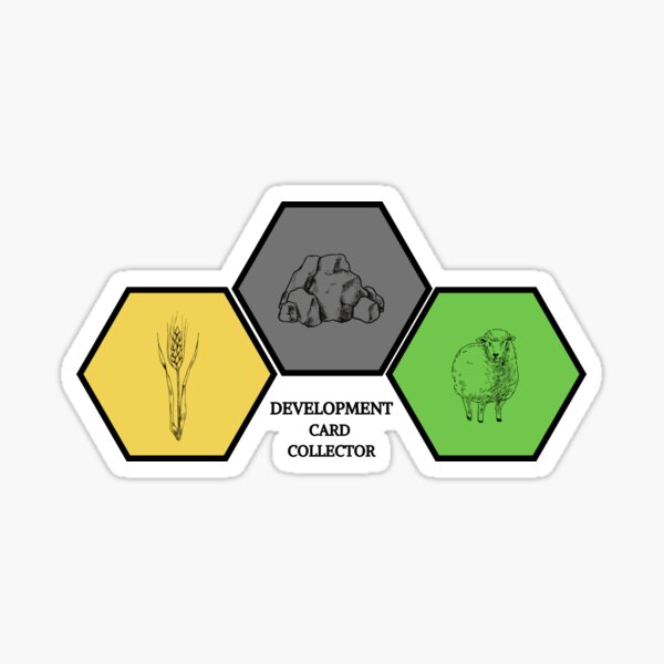 "Development Card Collector 2" Sticker for Sale by gamenighttees Redbubble