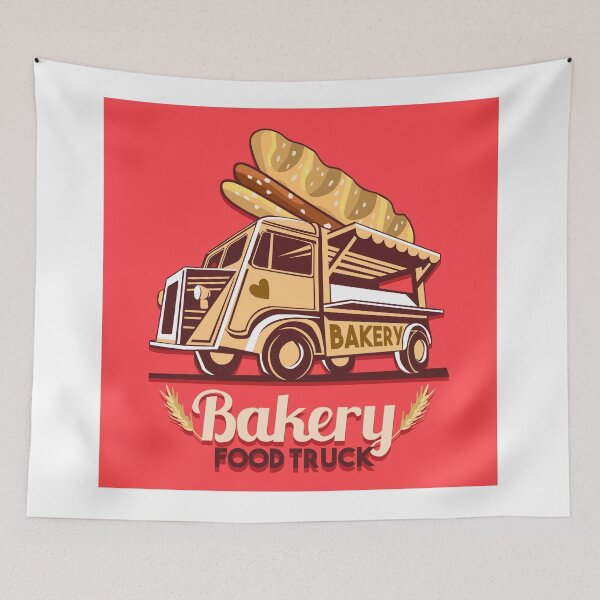Item preview, Food Truck Bakery designed and sold by aurielaki.