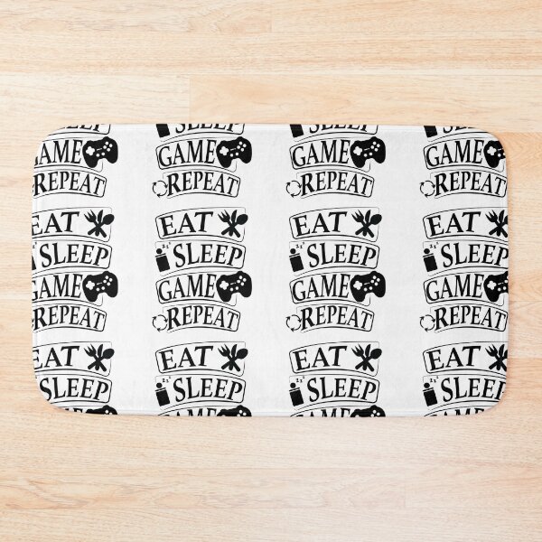 Item preview, EAT SLEEP GAME REPEAT designed and sold by BlueDiamond-19.