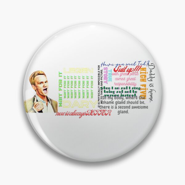 Item preview, Barney Stinson quotes designed and sold by Passacagliabusra.