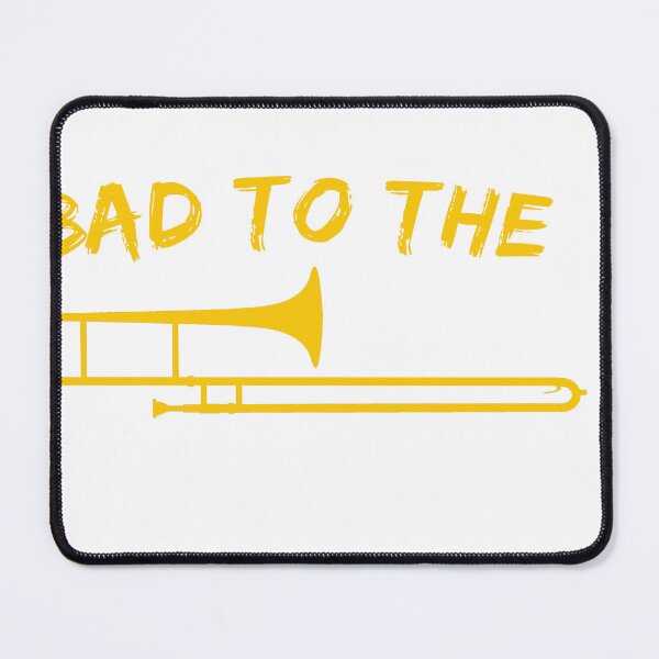 Item preview, Funny Trombone T-Shirt, Bad To The Trombone, Trombone Player Gift, Trombone Shirt, Trombonist Shirt, Band Instrument Shirt, Unisex Tee designed and sold by CatchUriDesigns.